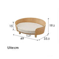 Wooden Cat Nest & Dog Bed