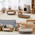 Wooden Cat Nest & Dog Bed