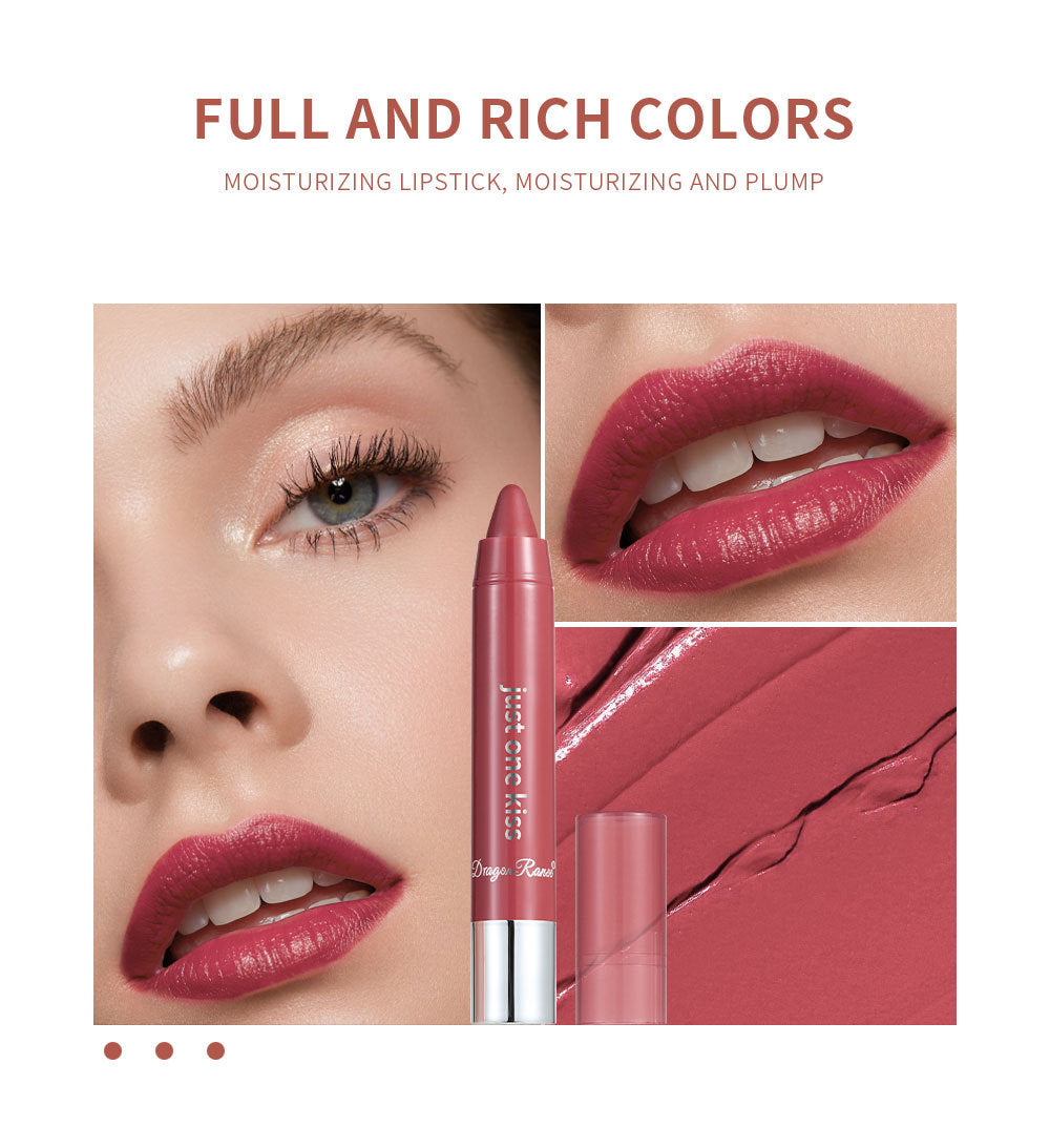 Solid Moist Lipstick Crayon – Long-Lasting Moisturizing Lip Color