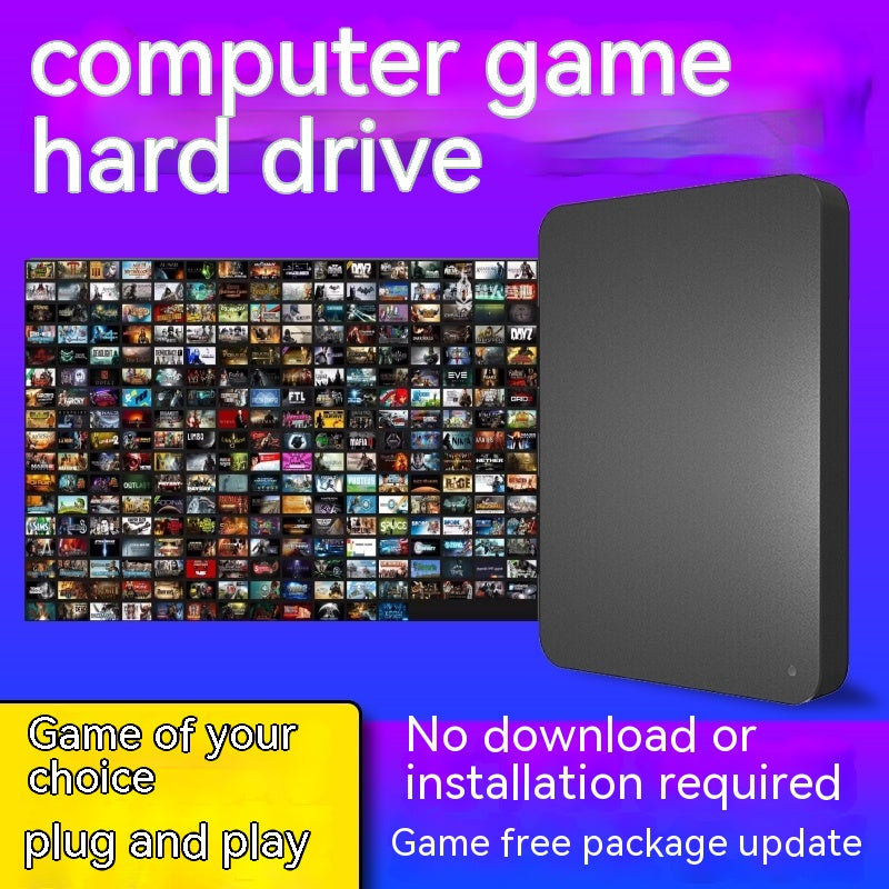 Portable Mobile Hard Drive for PC Single‑Player Games