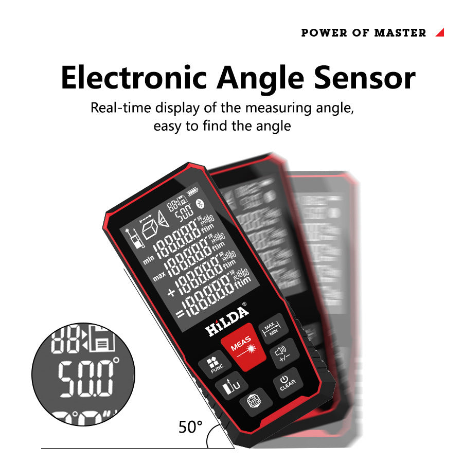 Laser Rangefinder – 100m/120m Digital Measuring Tool for Rooms & Building Projects