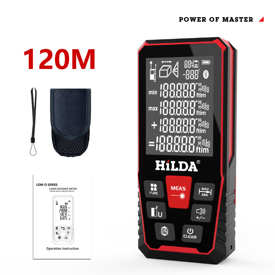 Laser Rangefinder – 100m/120m Digital Measuring Tool for Rooms & Building Projects