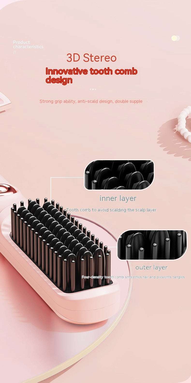 Wireless Straight Comb
