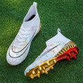 Men’s High-Top Soccer Artificial Grass Training Shoes