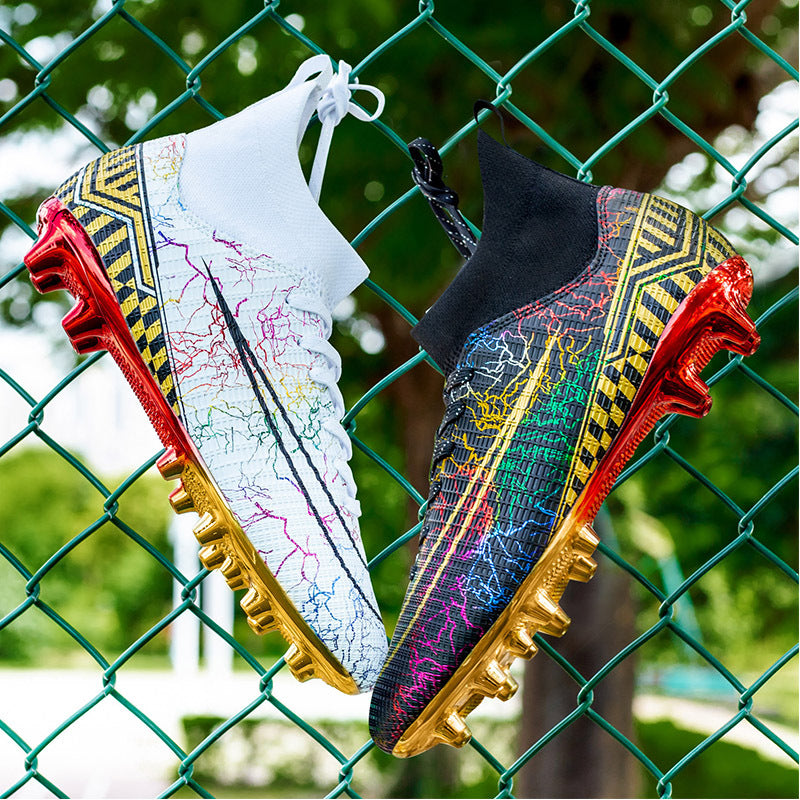 Men’s High-Top Soccer Artificial Grass Training Shoes
