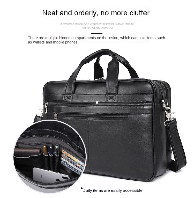 Men’s Leather Handbag Briefcase