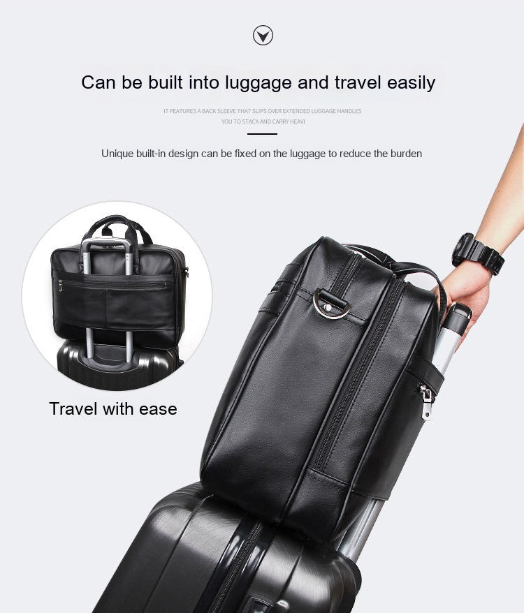 Men’s Leather Handbag Briefcase