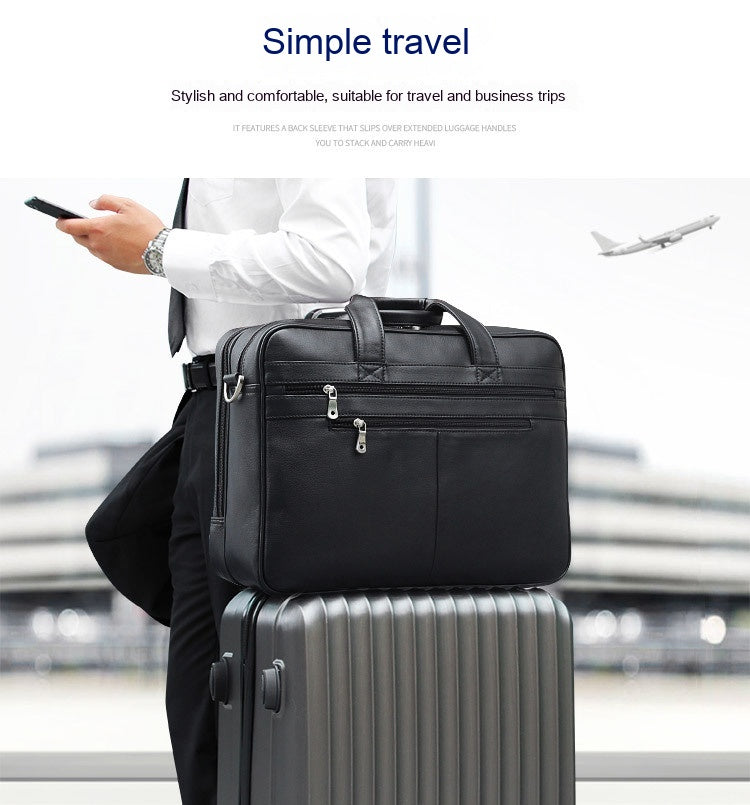 Men’s Leather Handbag Briefcase