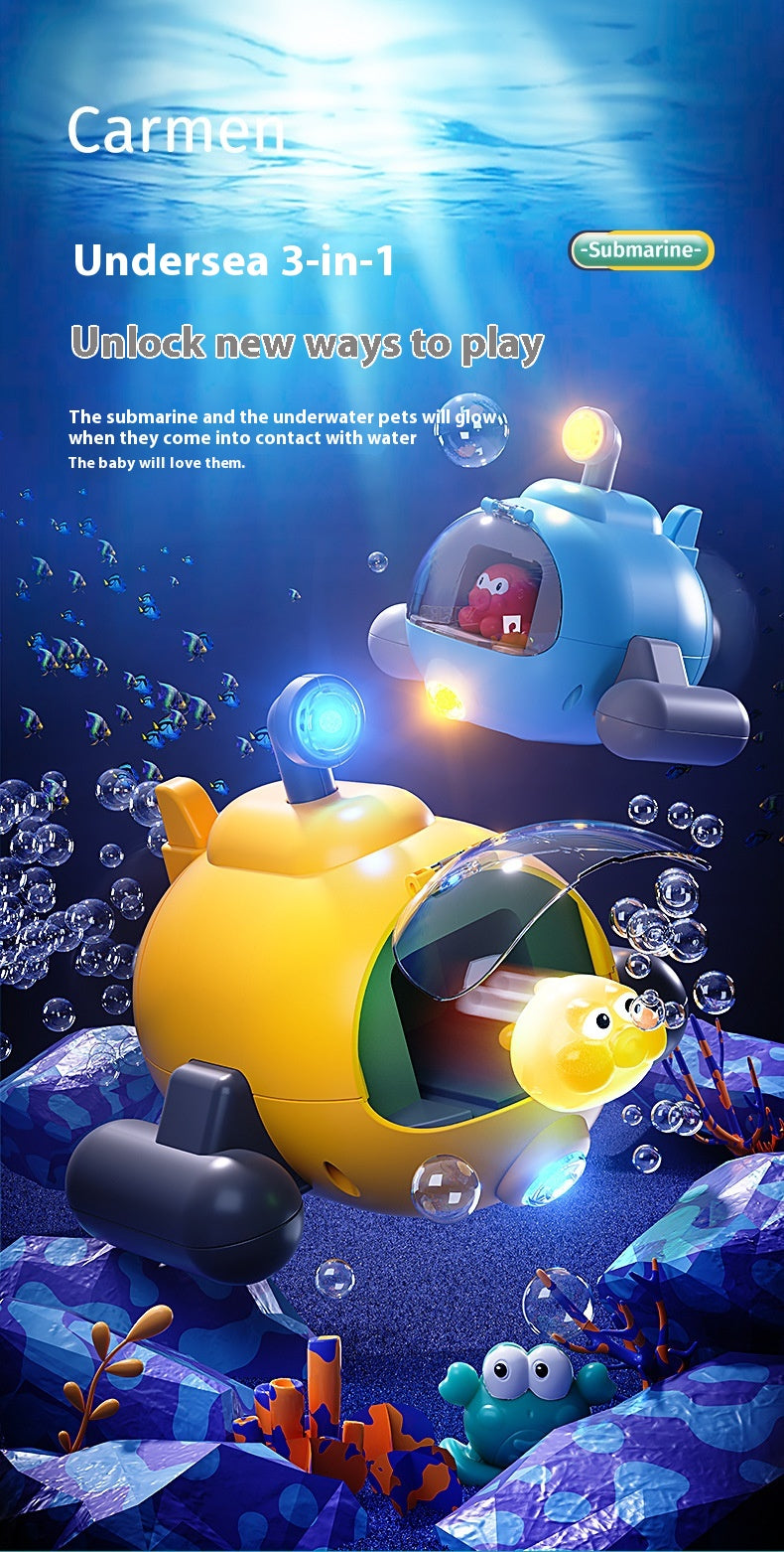 Luminous Catapult Submarine Bath Toys