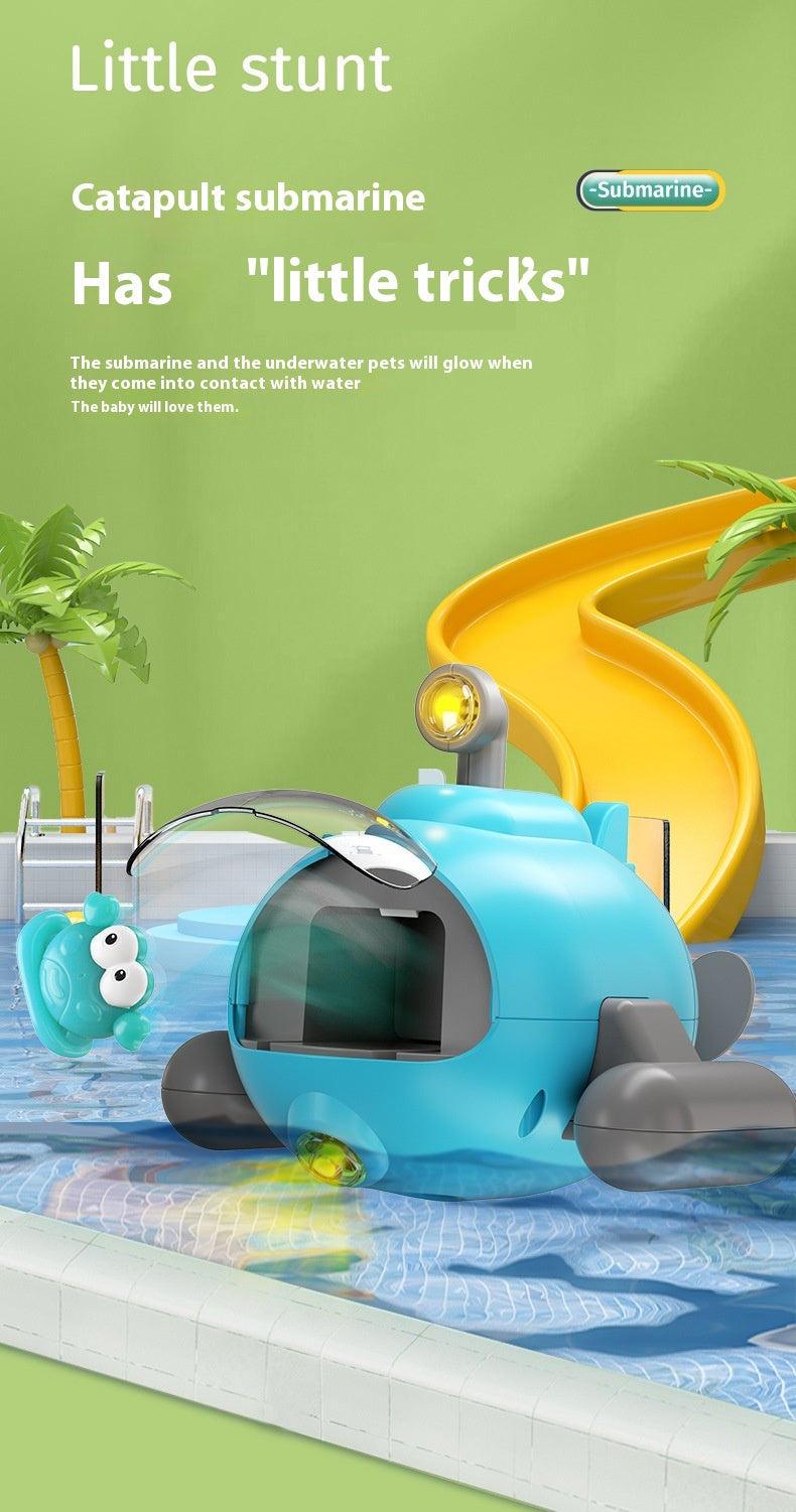 Luminous Catapult Submarine Bath Toys