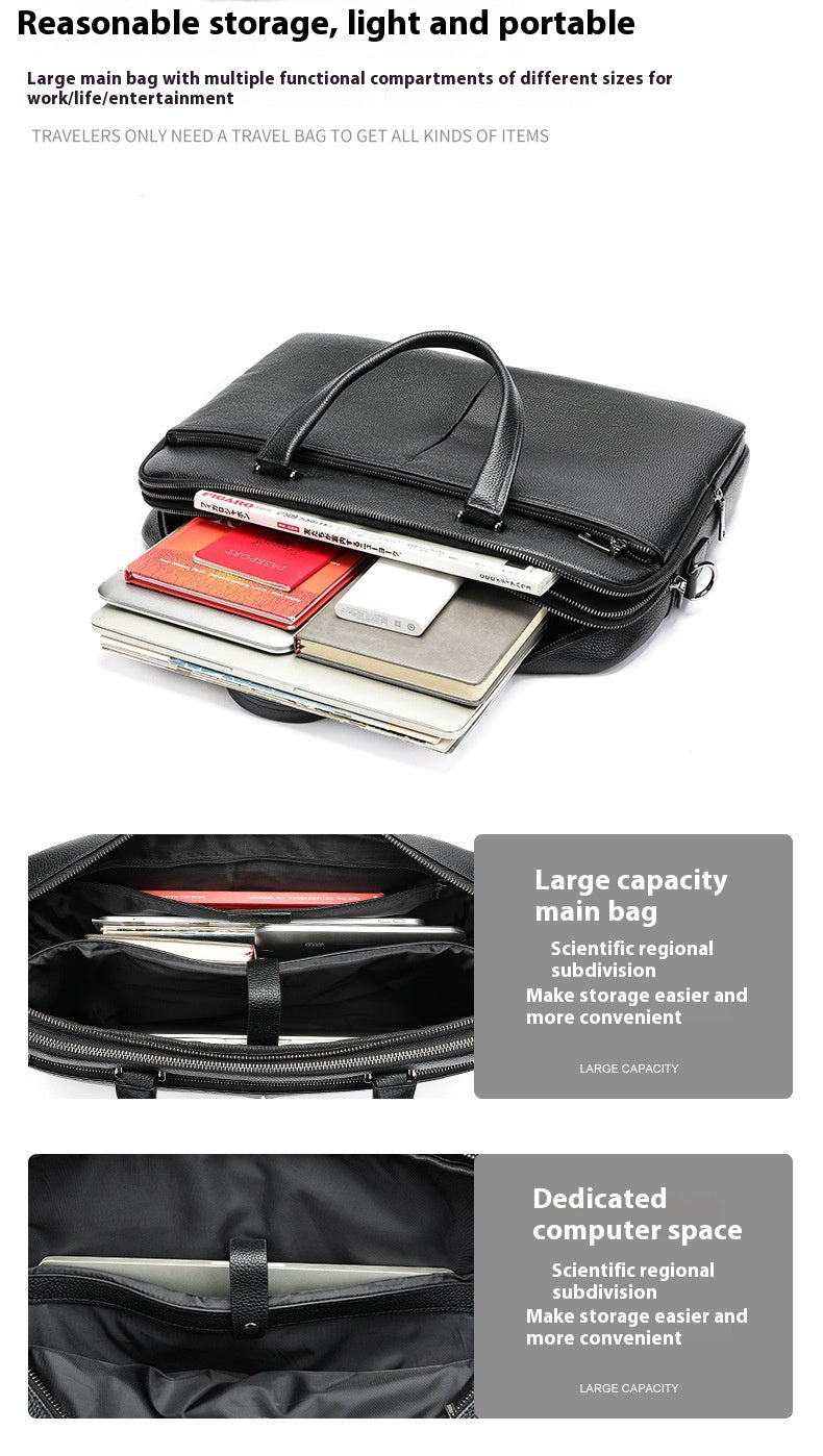 Men’s Leather Handbag Briefcase