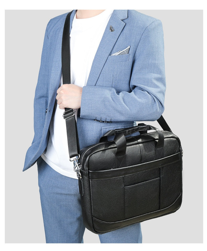 Men’s Leather Document & Laptop Bag