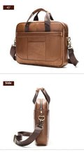 Men’s Leather Document & Laptop Bag