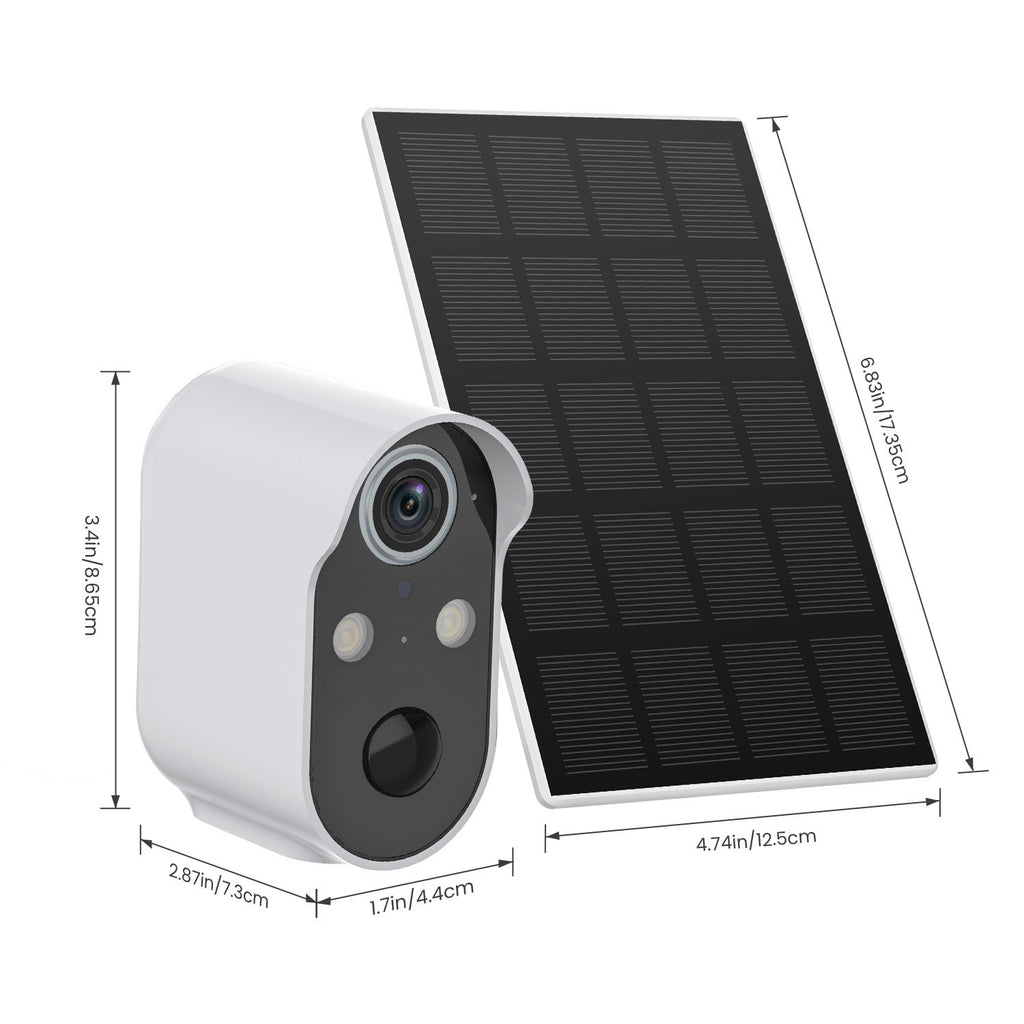 4G Wireless Solar‑Powered Low‑Power Battery Camera – Household Outdoor Monitoring System