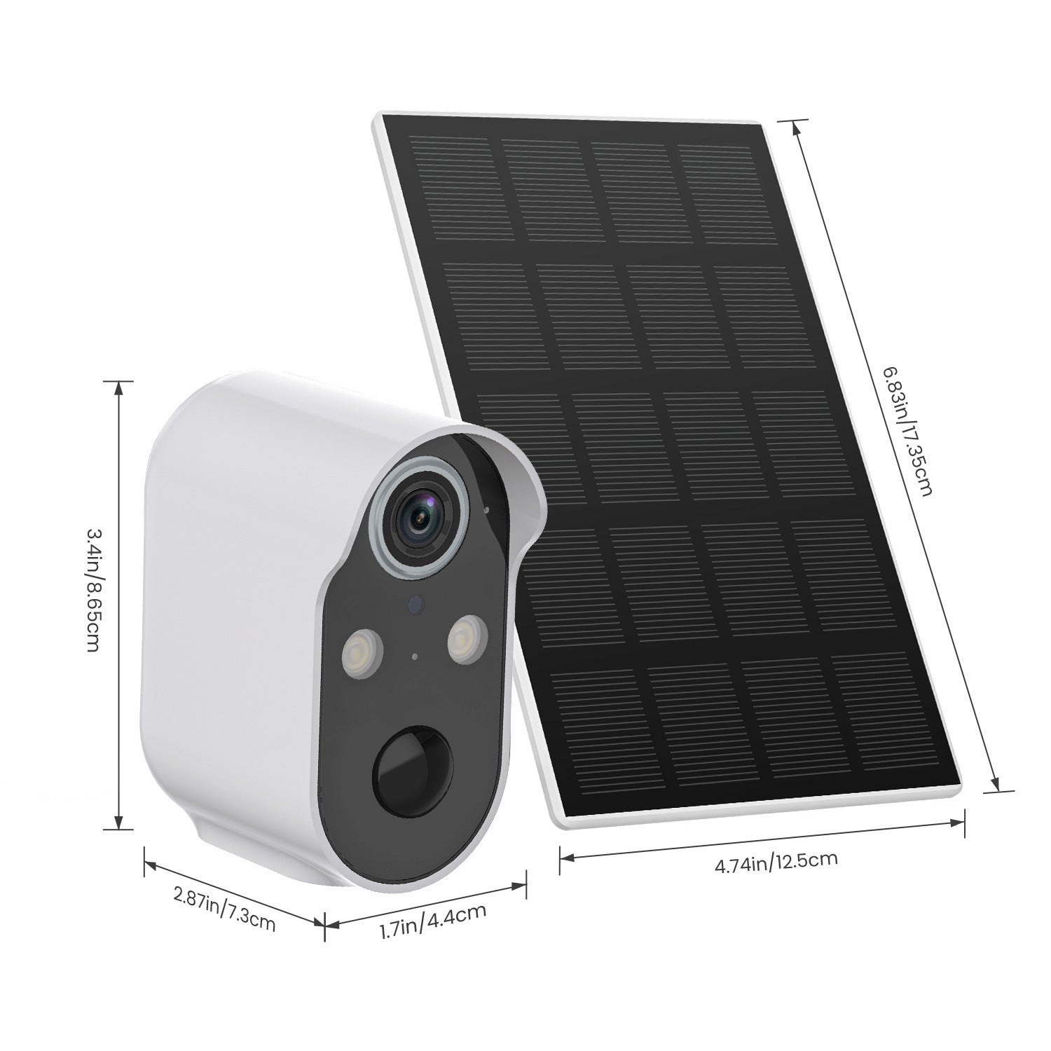 4G Wireless Solar‑Powered Low‑Power Battery Camera – Household Outdoor Monitoring System