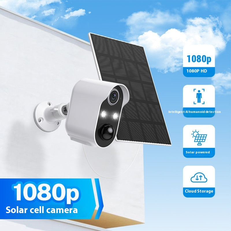 4G Wireless Solar‑Powered Low‑Power Battery Camera – Household Outdoor Monitoring System
