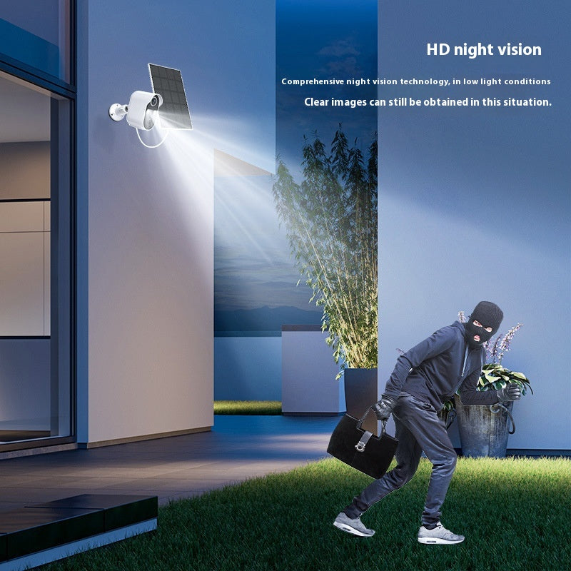 4G Wireless Solar‑Powered Low‑Power Battery Camera – Household Outdoor Monitoring System