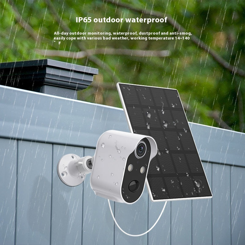 4G Wireless Solar‑Powered Low‑Power Battery Camera – Household Outdoor Monitoring System