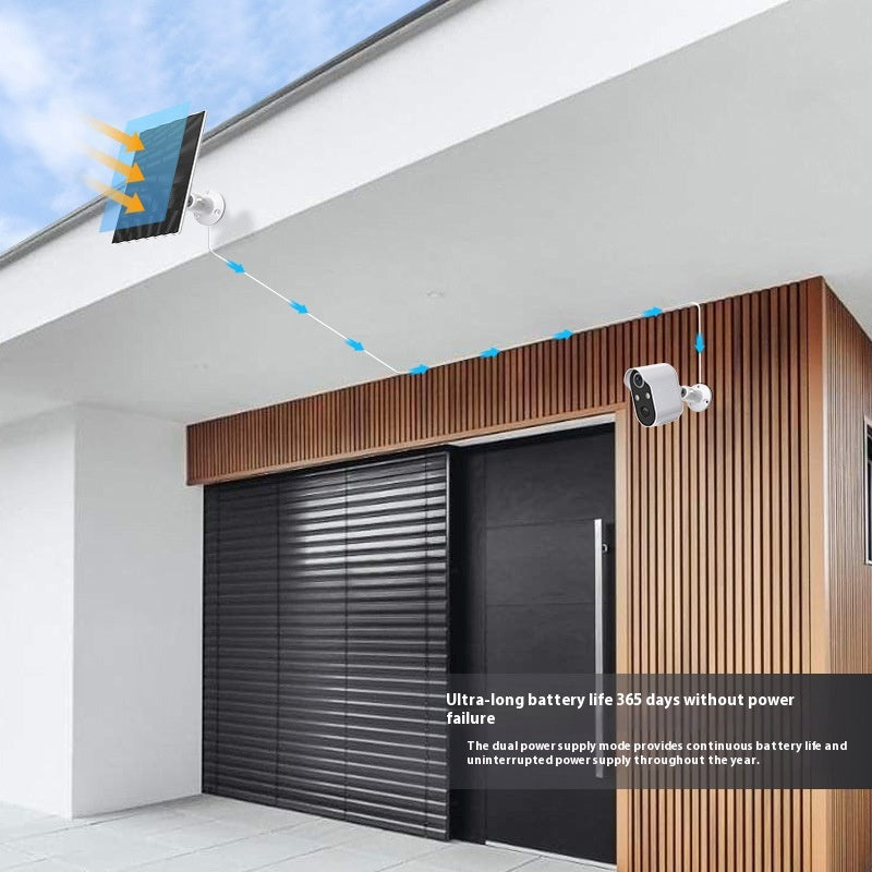 4G Wireless Solar‑Powered Low‑Power Battery Camera – Household Outdoor Monitoring System