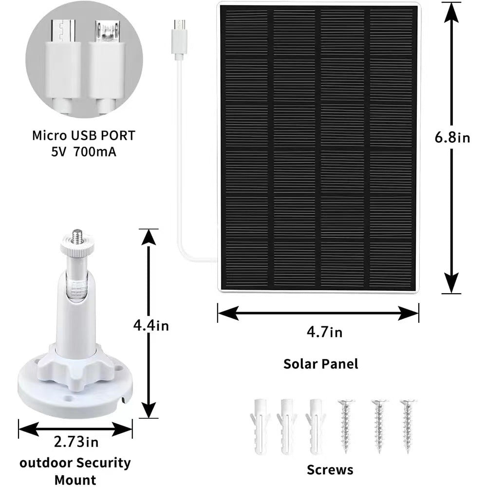4G Wireless Solar‑Powered Low‑Power Battery Camera – Household Outdoor Monitoring System