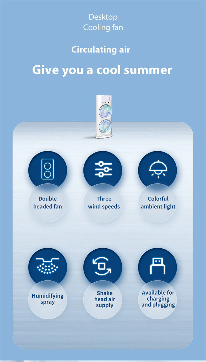Double-Ended Spray Fan