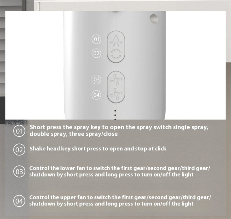 Double-Ended Spray Fan