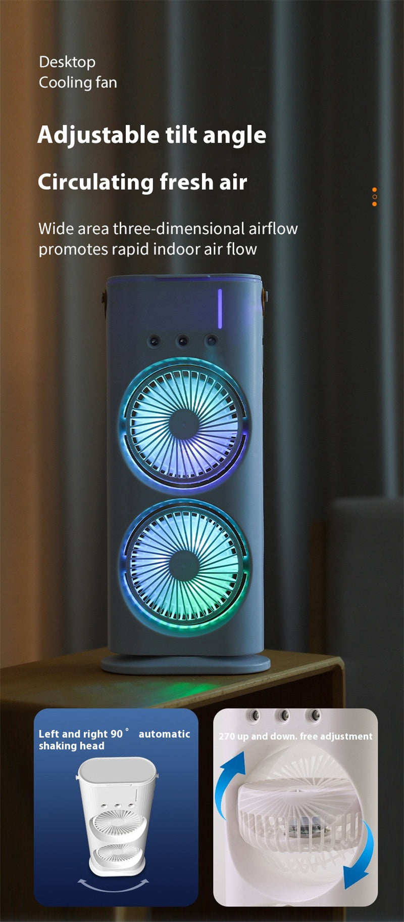 Double-Ended Spray Fan