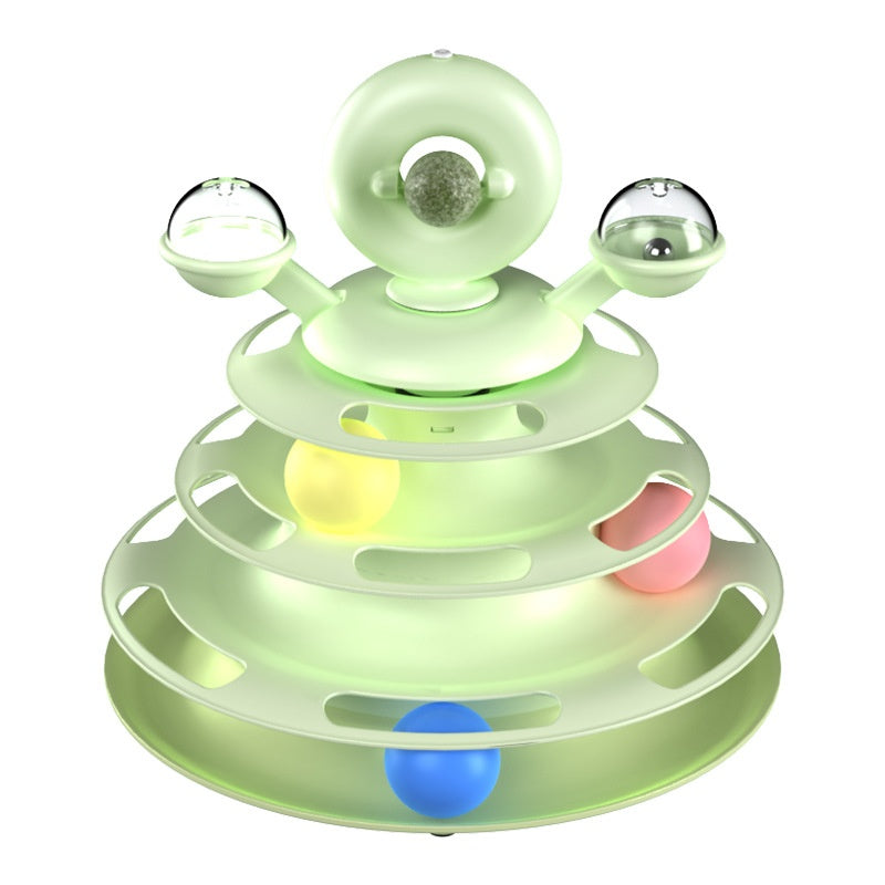 4-Levels Cat Toy Tower