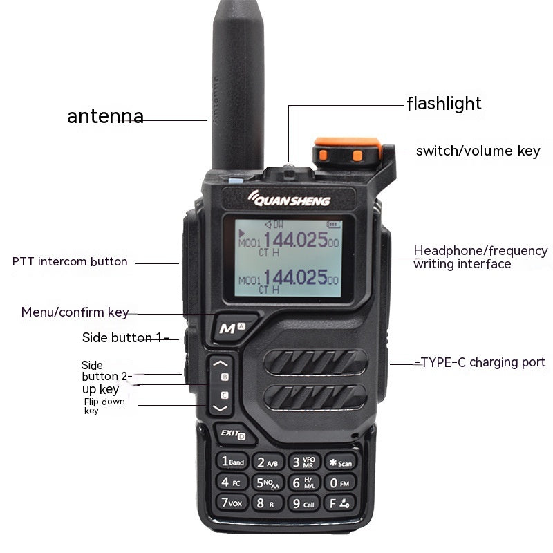 Multi‑Band Outdoor Walkie‑Talkie