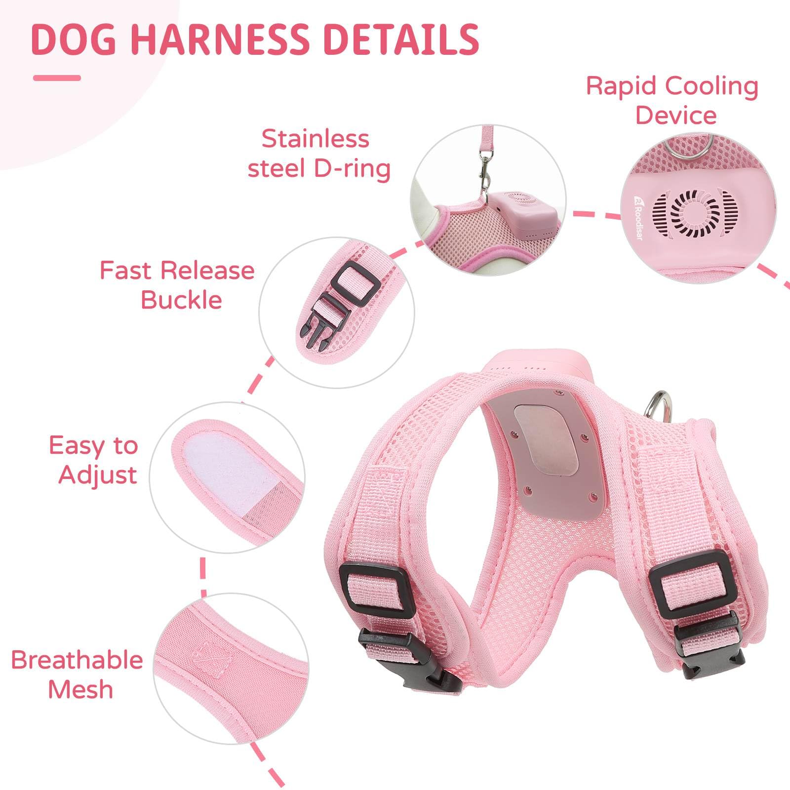 Cooling Dog Vest Harness