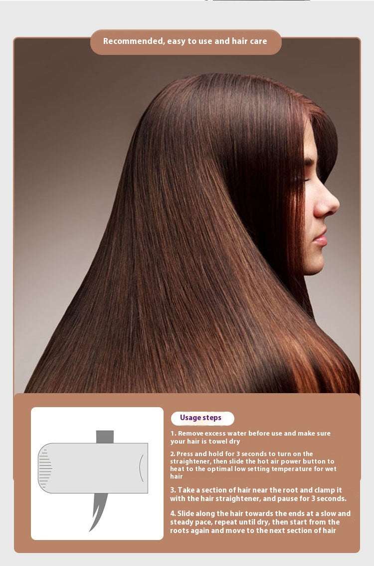 Two‑in‑One Hot Air Straightener