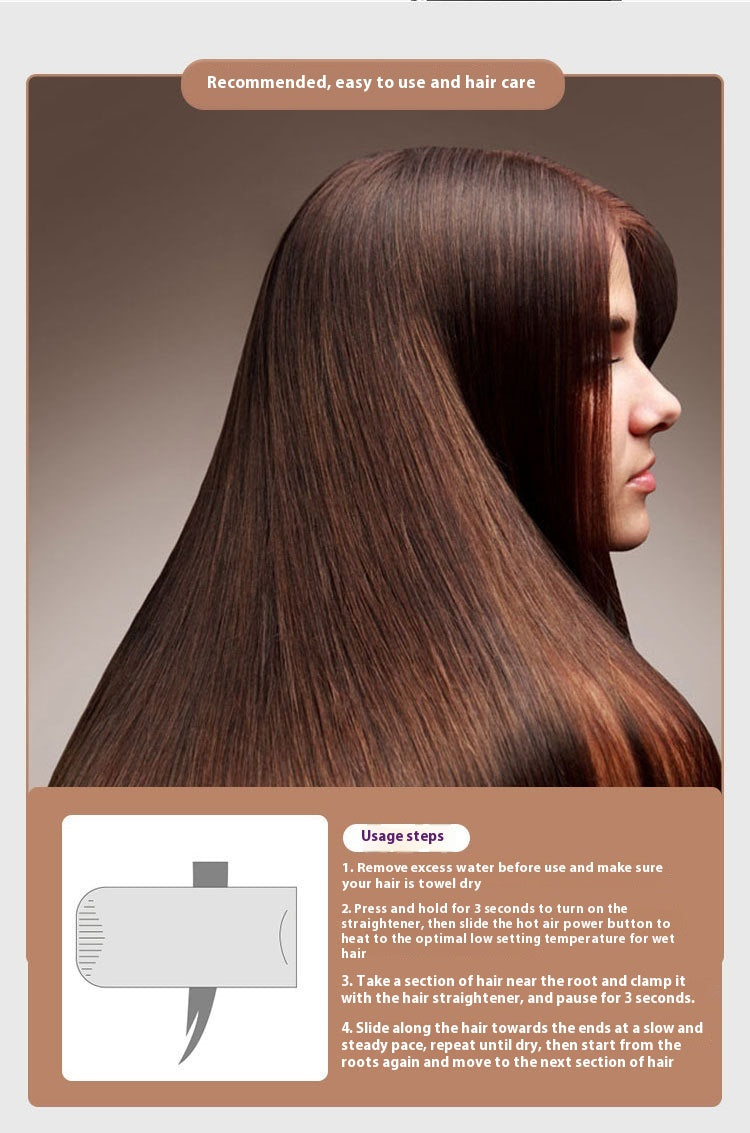 Two‑in‑One Hot Air Straightener