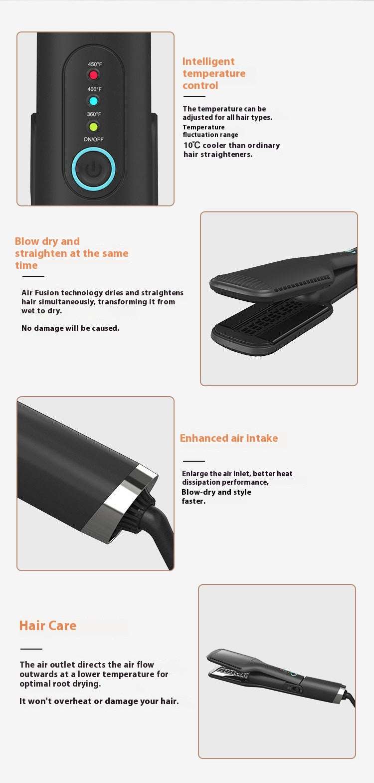 Two‑in‑One Hot Air Straightener