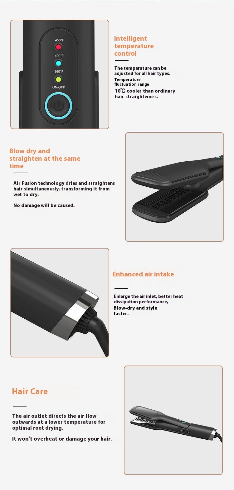 Two‑in‑One Hot Air Straightener