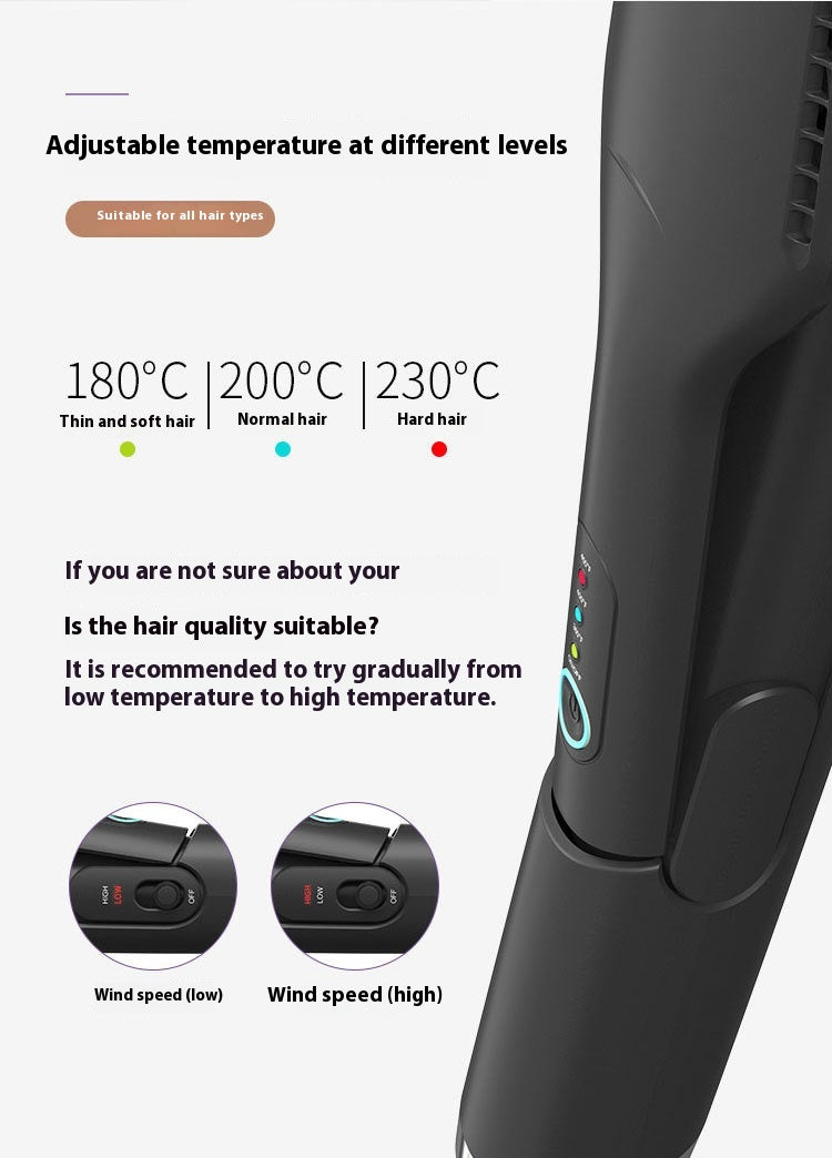 Two‑in‑One Hot Air Straightener