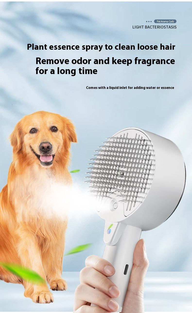 Pet Hair Remover Steam Brush