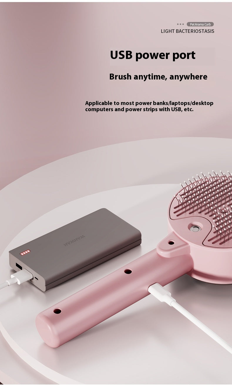 Pet Hair Remover Steam Brush