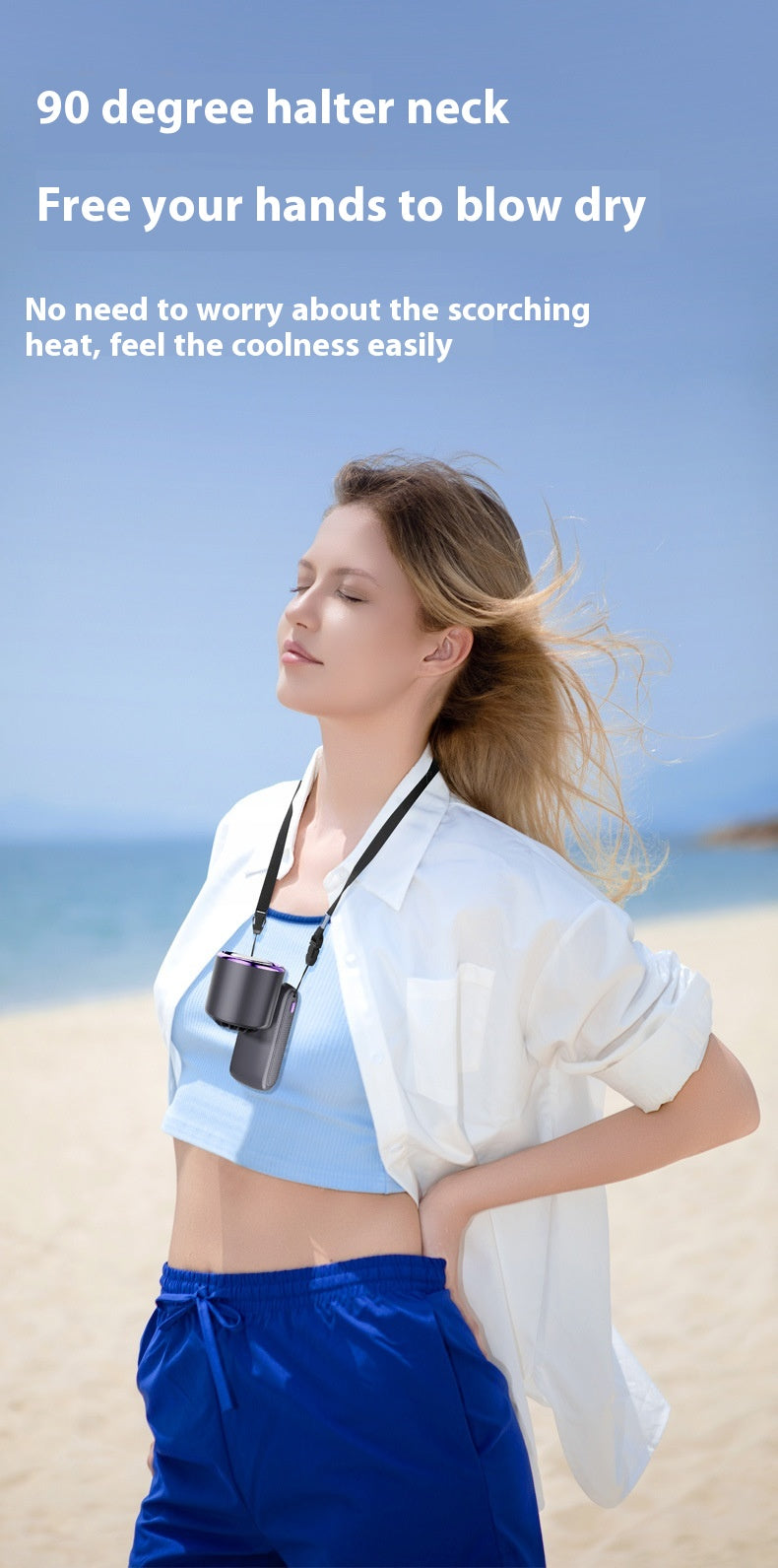 High-Speed Handheld Electric Fan