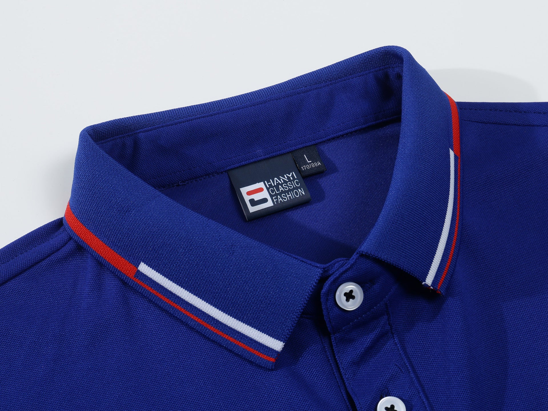 Solid Color Men’s Polo Shirt – Stand-Up Collar & Short Sleeves