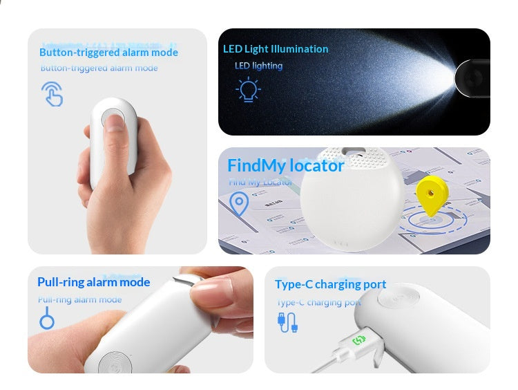 Smart Charging Anti-Loss & Positioning Alarm