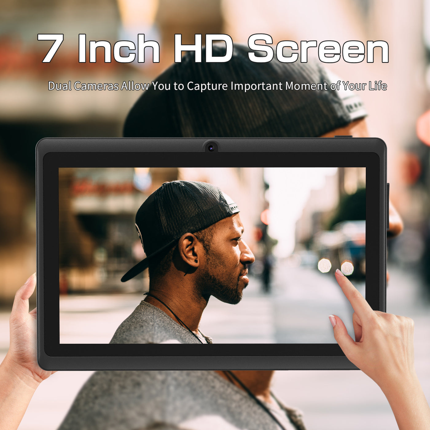 7-inch Android Tablet with a Protective Silicone Case
