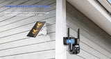 Solar-Powered 8X Zoom Surveillance Camera