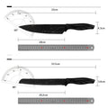 17-Piece Stainless Steel Kitchen Knife Set