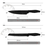 17-Piece Stainless Steel Kitchen Knife Set