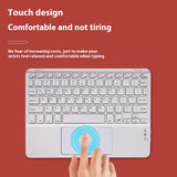Square Hat Touch Bluetooth Wireless Charging Keyboard