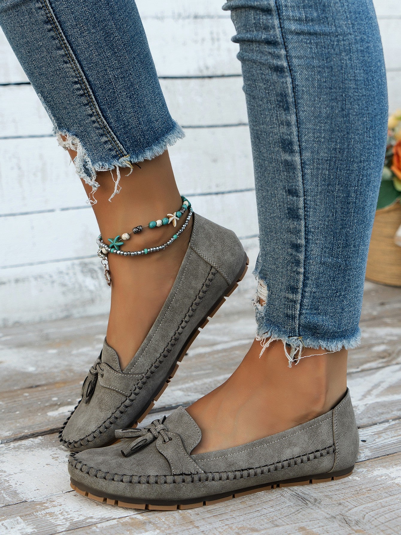 Women’s Round Head Loafers