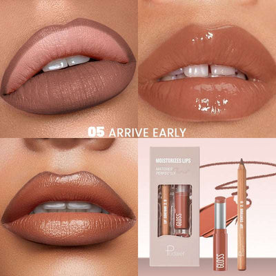 Matte Lip Liner & Lipstick Kit