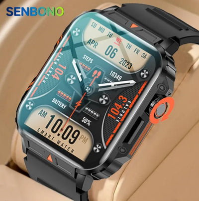 Ultra-Rugged Outdoor Field Smartwatch with Extended Battery Life