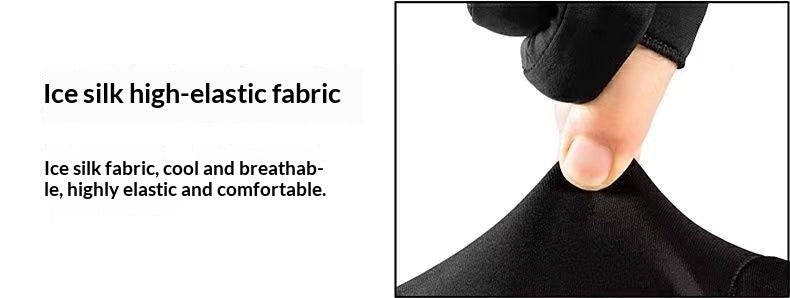 Ice Silk Half-Finger Sports Gloves