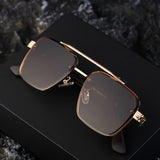 Men’s Square-Frame Sunglasses
